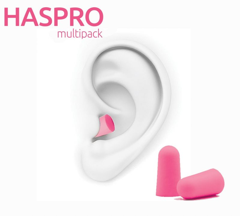 Set 20 dopuri de urechi Haspro Multi10 PINK