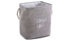 Cos de rufe, Pliabil, WAYA, Storage Large, XXL, Bumbac Canvas, , Impermeabil, Gri43cm*33cm*40cm