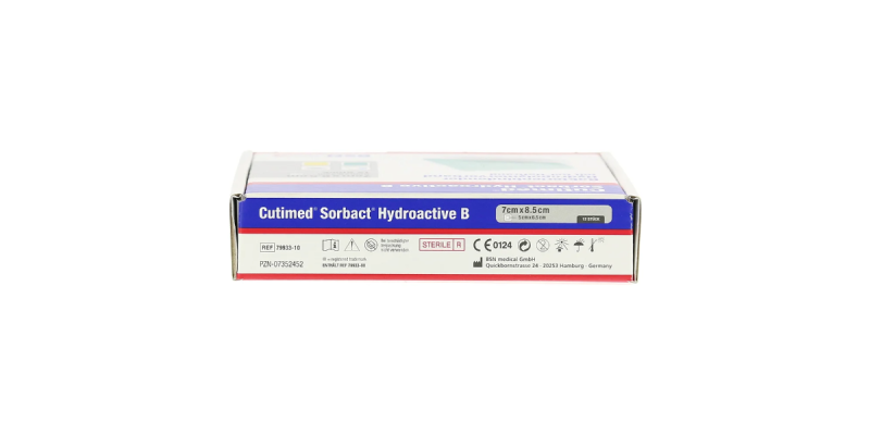 Cutimed Sorbact Hydroactive Pansament Antimicrobian 7 x 8.5 cm