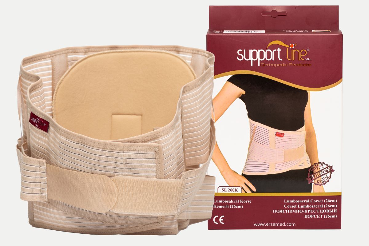 Corset elastic lombosacral, 26 cm, M, Ersamed