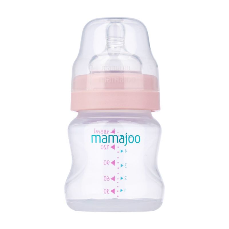 Mini set cadou roz pudrat, Biberon 150ml, Suzeta si cutie de depozitare, Mamajoo