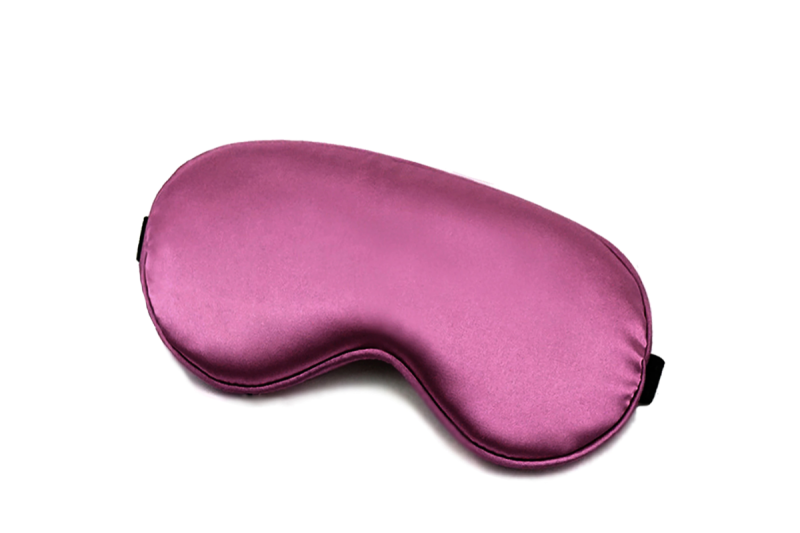 Masca de Dormit Reglabila, WAYA Sleep Mask, Curea Elastica, Culoare Violet inchis