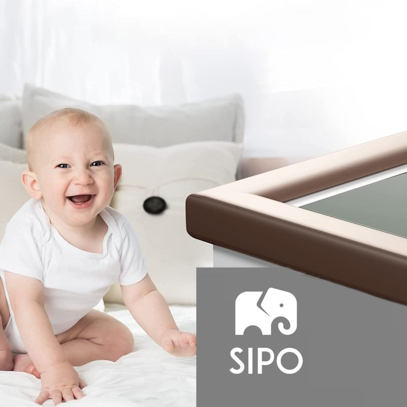 Banda protectie groasa pentru muchii si margini, pentru copii, SIPO Baby Safety, 2 metri, Maro