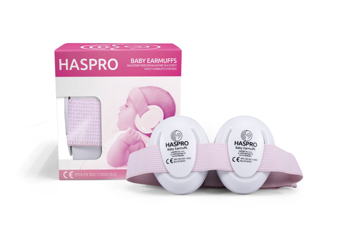 Casti pentru urechi cu anulare a zgomotului pentru sugari si copii mici -HASPRO Baby Earmuffs