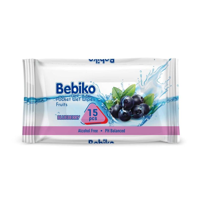 Bebiko Servetele Umede Pocket, Mix 4 Pach x 15 Buc