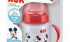 Biberon PP 150 ml cu toarte + tetina silicon de invatare 6-18 luni, First Choice Disney MINNIE, Nuk